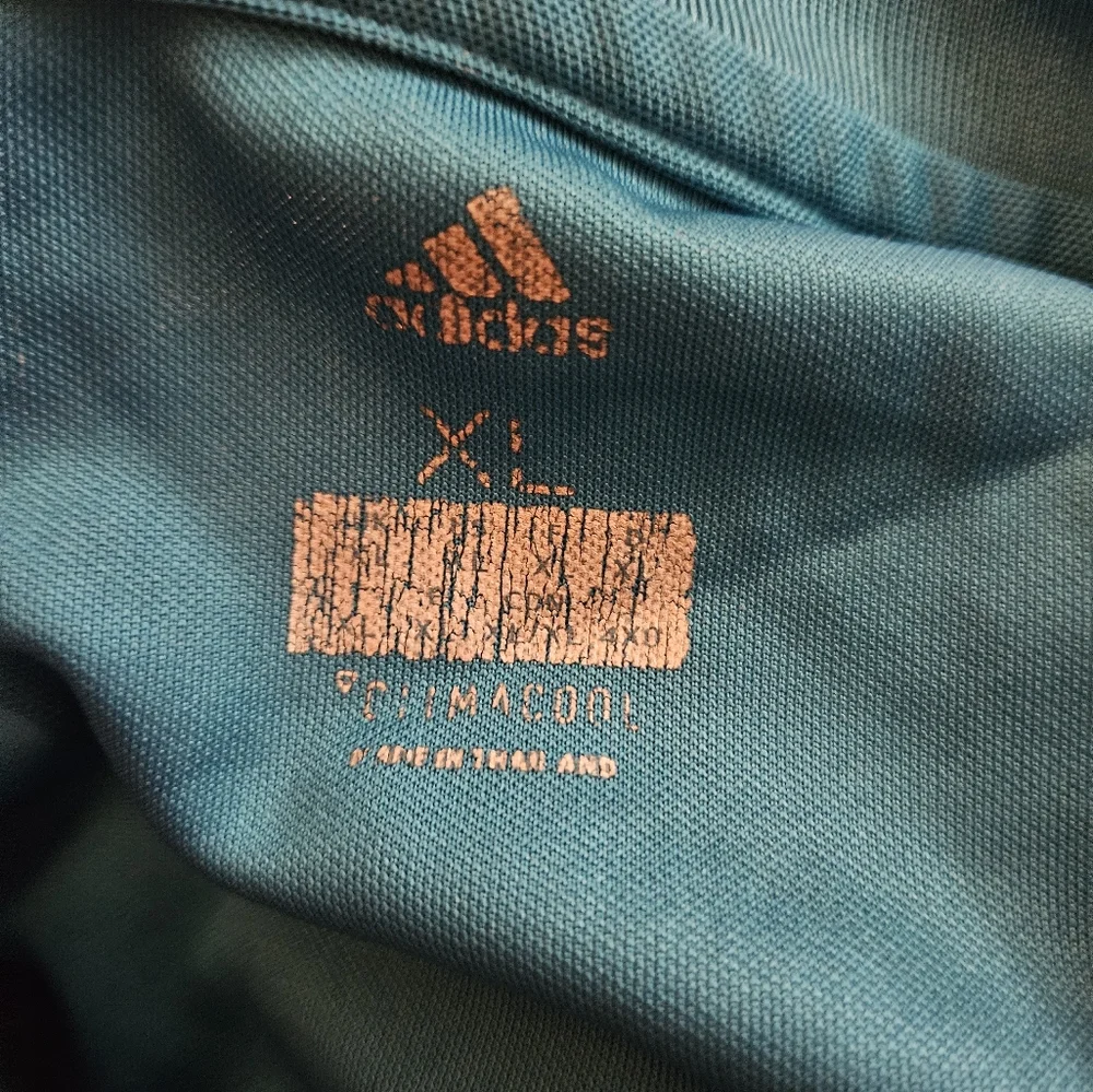 Adidas Teal Dri-fit Soccer Real Madrid Third Jersey Mens Sz XL